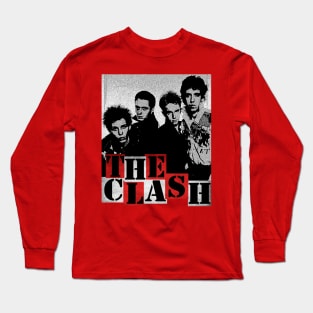 The Clash-Vintage Potrait Long Sleeve T-Shirt